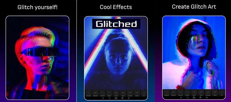приложение Glitch Art Studio