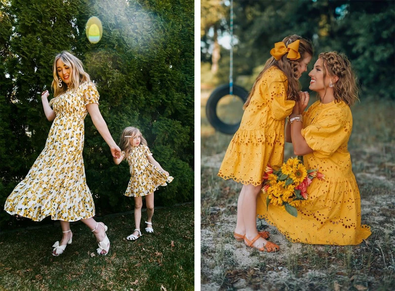 фотографии мамы и дочери в одинаковой одежде